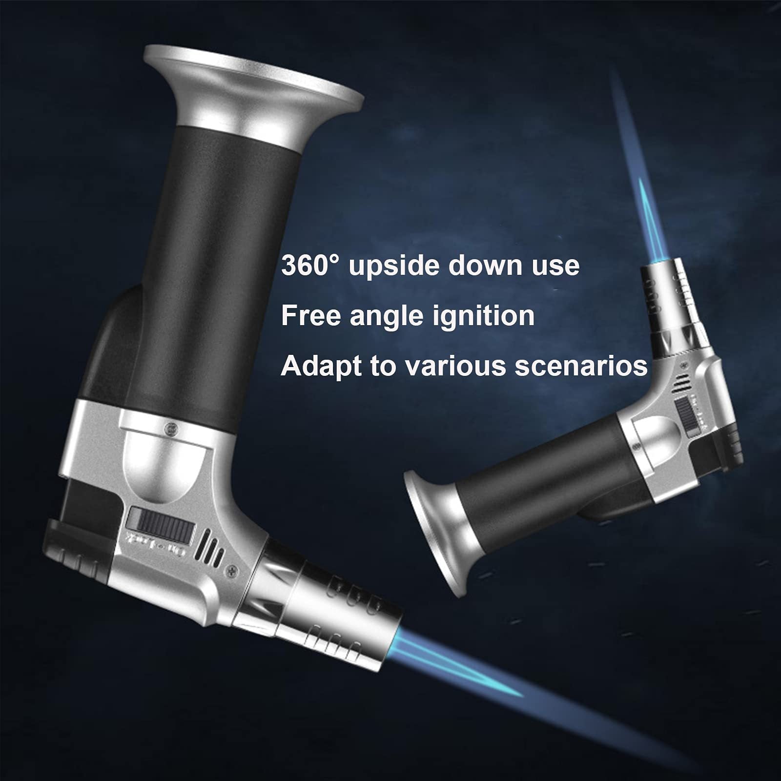 Miniature Gas Torch Welding Ignition Tool Head - Blue