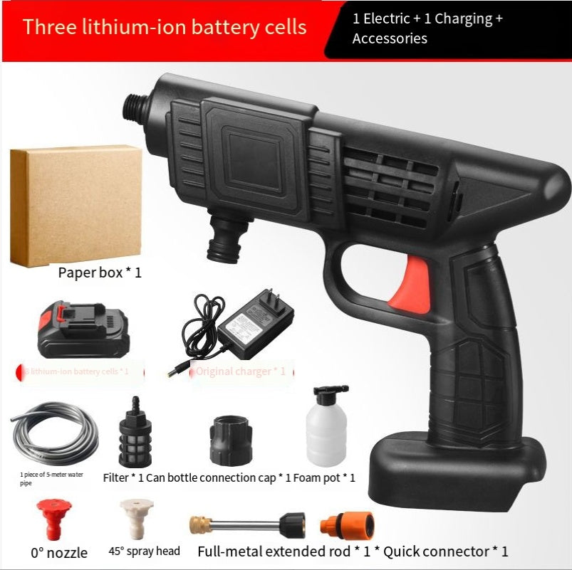 Cordless Electric High-Pressure Car Washer Set