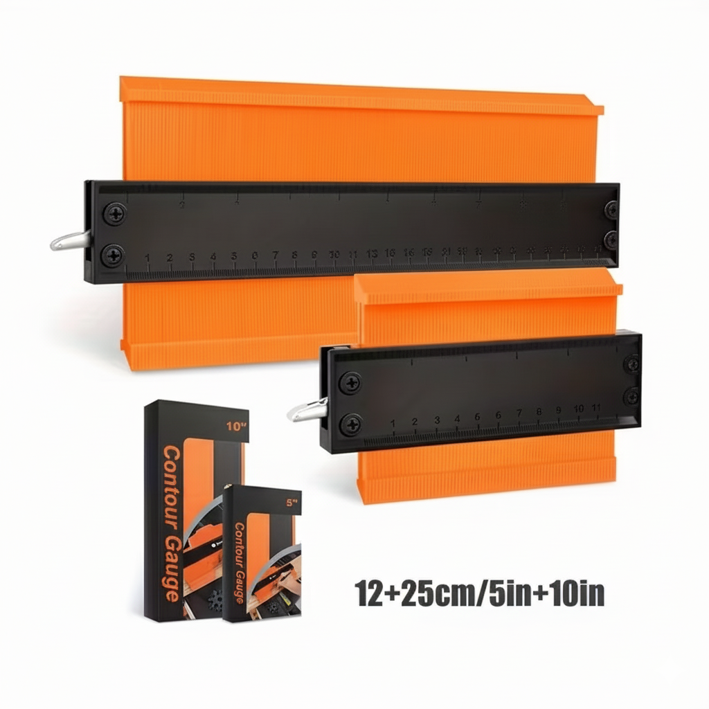 Contour Gauge Profile Tool 25 cm 10 Inch Locking Shape Duplicator for DIY Woodwork