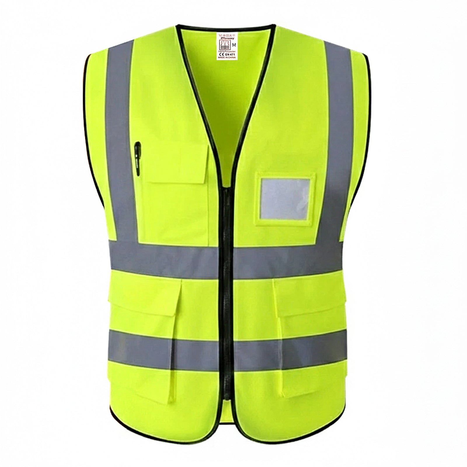 High Visibility Safety Vest Durable Functional - EN471 Compliant