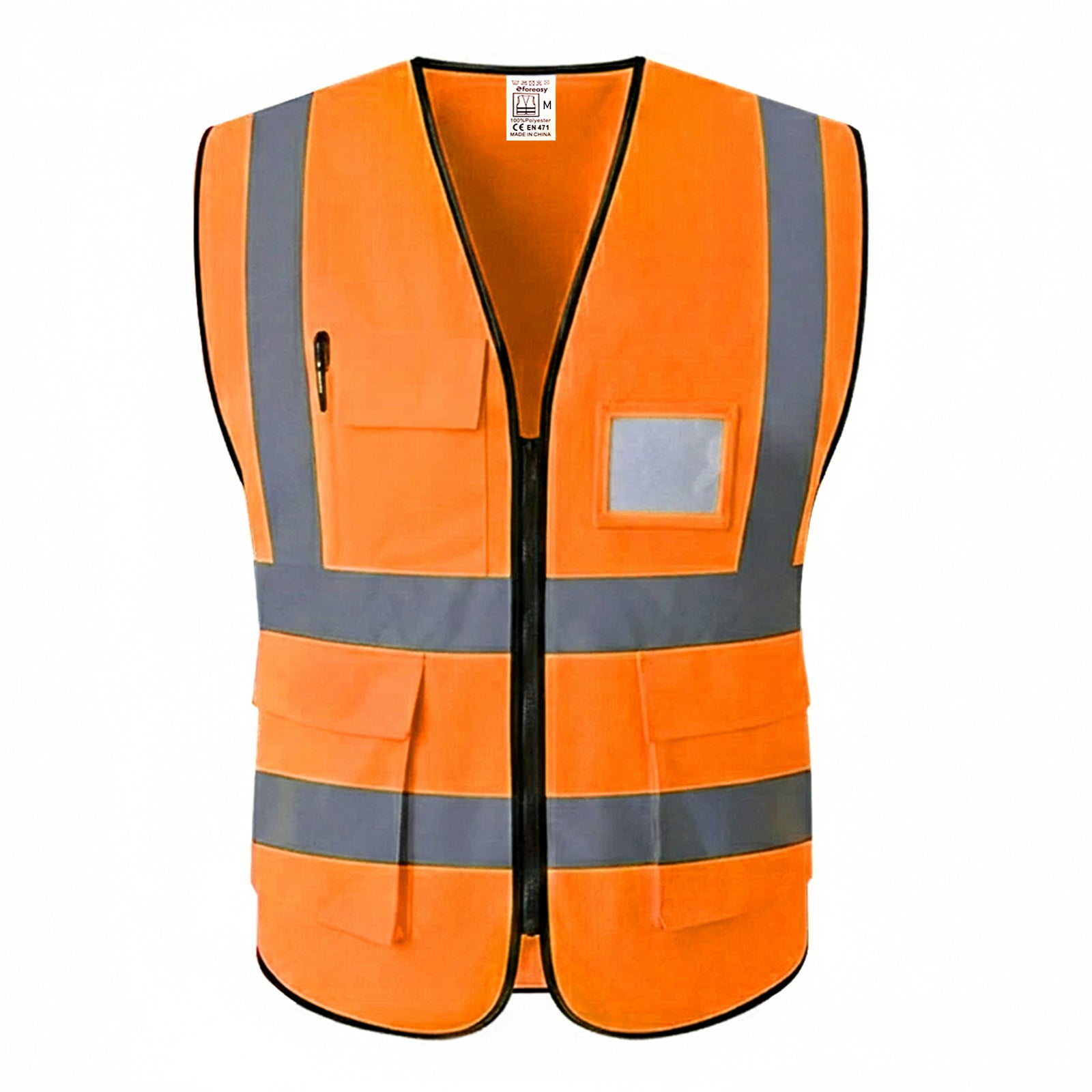 High Visibility Safety Vest Durable Functional - EN471 Compliant