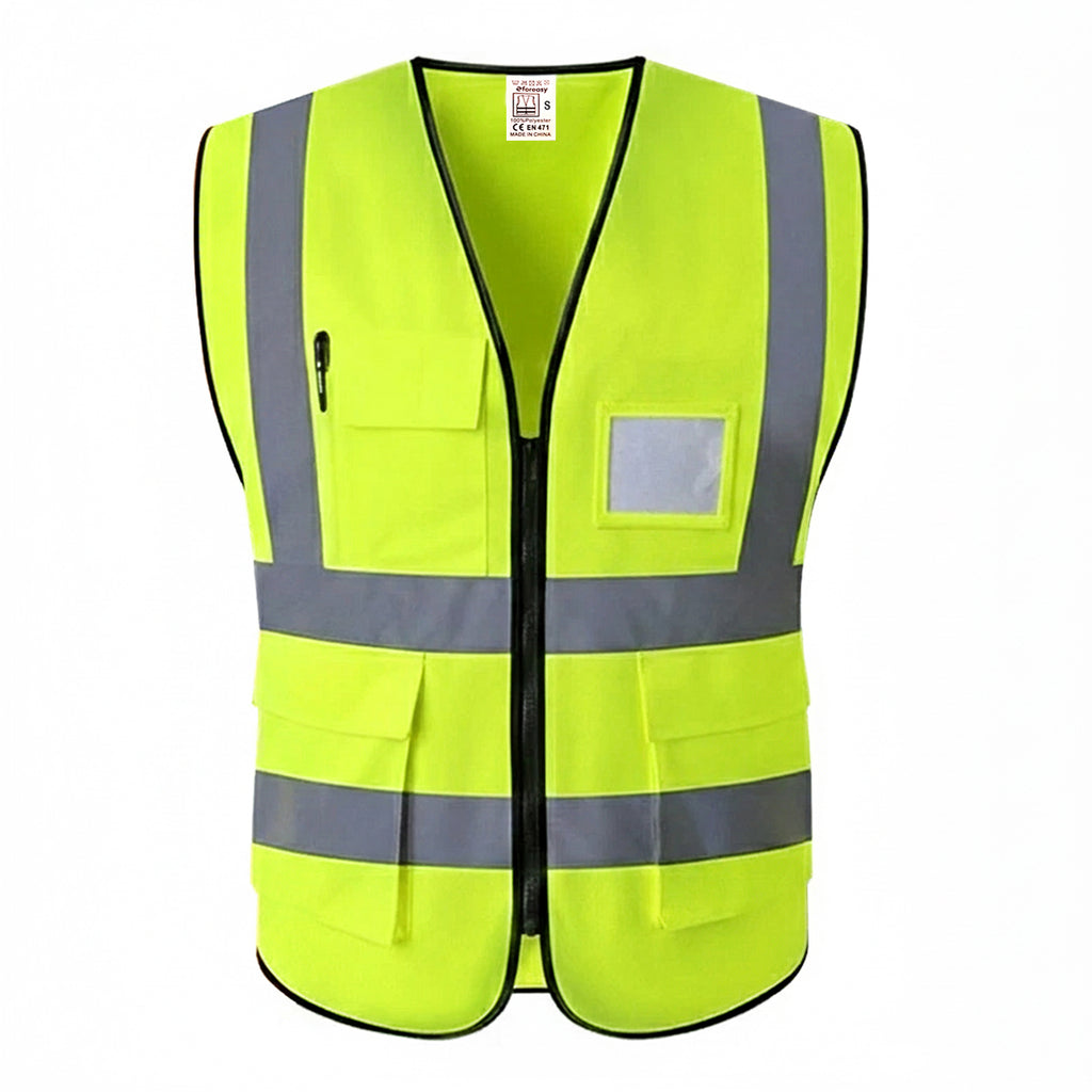 High Visibility Safety Vest Durable Functional - EN471 Compliant